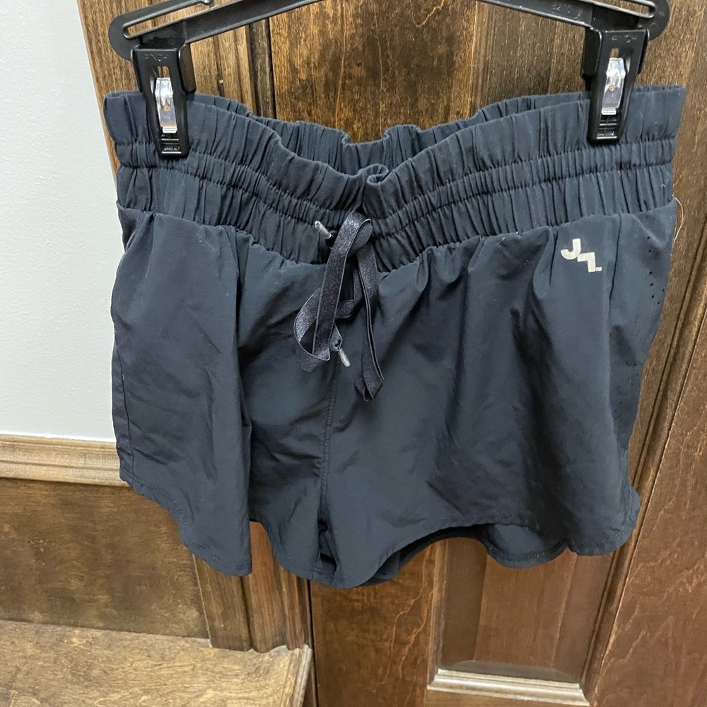 Black runners shorts